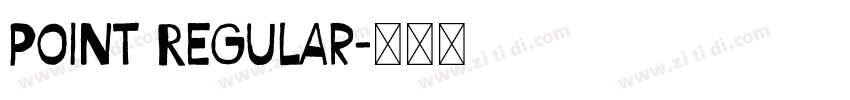 Point Regular字体转换 Point Regular字体转换